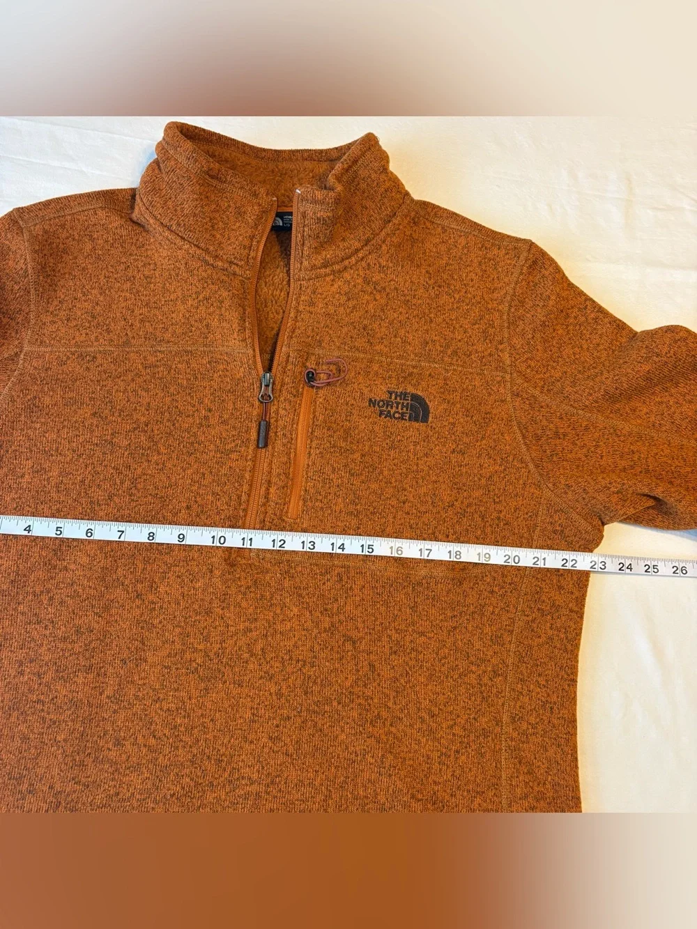 The North Face Gordon Lyons 1/4 Zip Earthen Copper Fleece Jacket